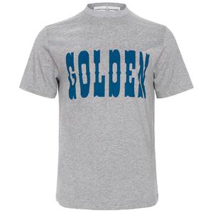 골든구스 멜란지그레이 로고 티셔츠 G32MP524 A2
