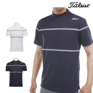 타이틀리스트 남성 스판 모크넥 반팔티셔츠 TMPMS122J