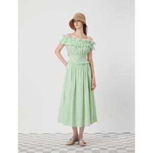 [CC콜렉트] 오프숄더 스모킹 밴딩 원피스 (C252MSE064)