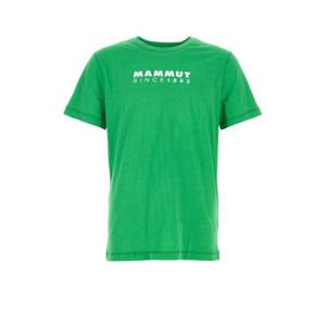 마무트 남성 그린 면 반팔 티셔츠 10174024 40306