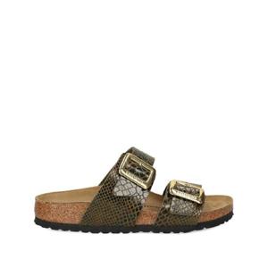 버켄스탁 스네이크 스킨 버클 샌들 01030888