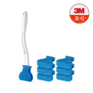 [3M]크린스틱 변기청소 핸들+리필 7입