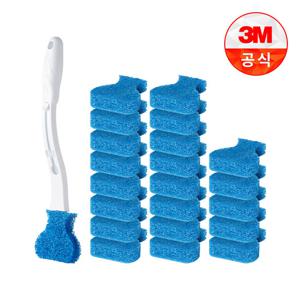 [3M]크린스틱 변기청소 핸들+리필 22입
