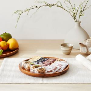 [모던하우스] 아카시아 딥우드 원형접시겸 쟁반D26