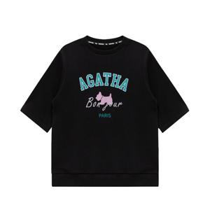 [아가타] 봉주르 스코티 5부 스웻셔츠(AGT147-112_BK)