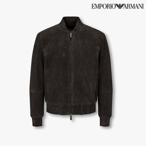 [엠포리오 아르마니]남성 텍스처드 스티치 스웨이드 자켓(A515309003)(4450000)