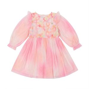 [프랜치켓] 여아키즈원피스 핑크 무지개꽃샤 드레스 Q44DKO270P1