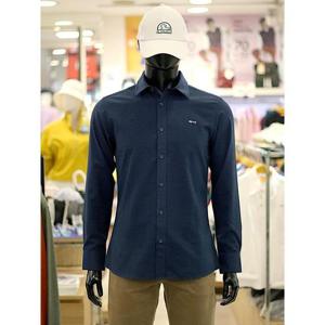 루이까스텔 세이브존03 남성 골프 가을 소매 레터링 자수 잔체크 긴팔 셔츠 AG7MESH901A