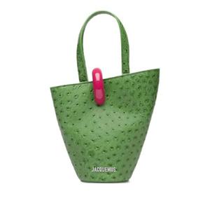 25 FW 쟈크뮈스 밤볼라 타조 이펙트 레더 스몰 백 243BA3893234 TP441129397