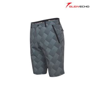 그렌에코 남성 스판 빗살프린트 골프반바지 GES23802GY