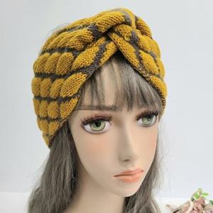 [애슬릿] 국내 생산 배색 와이드 헤어 밴드 터번