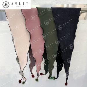 [애슬릿] 국내 생산 밍크 방울 기모 무지 쁘띠 머플러 목도리