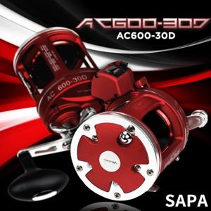 싸파 AC600-30D 장구통릴 12볼베어링 우핸들 /침선낚시/선상우럭/선상낚시/바다낚시