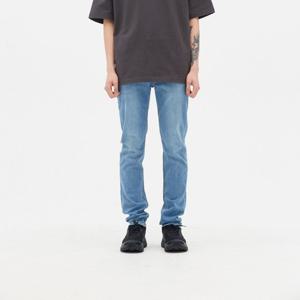 [플랙진]남성 베를린 K32 슬림 스트레이트 썸머 쿨진 연청 데님 팬츠 (PJTT2BEK325)