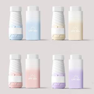 LILU7567 미니 휴대용 포켓 양우산 양산 수동 자외선차단