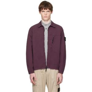 스톤아일랜드 재킷 퍼플 1200003 수피마 코튼 트윌 스트레치 TC 재킷 252828M192026