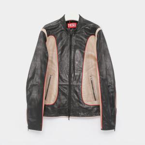 디젤 25FW L에버트 바이커 레더 남성 자켓 A18587 0HGBU 9XX