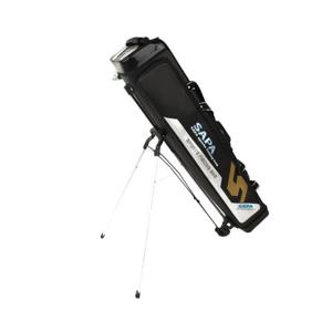 싸파 민물 특 5단 스탠드형 낚시가방 STB-225ZS 블랙 원통 수납 대물