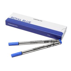 몽블랑 수성펜 리필심 (F) 로얄 블루 2개입 128232