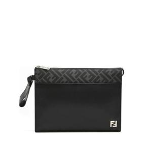 펜디 펜디 FF 스퀘어 블랙 클러치백 2154284