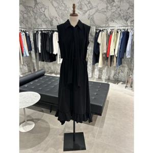 보브 VOV 프릴 헴 슬리브리스 타이 원피스 (71152372011)