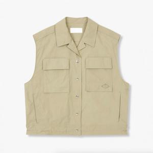 보브  (7115225502) 코튼 자수 로고 포켓 베스트