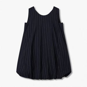 보브  (7115237503) 드로스트링 헴 벌룬 미니 원피스