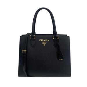 [프라다] 사피아노 토트 숄더백/블랙/1BA227 2EDV F0002