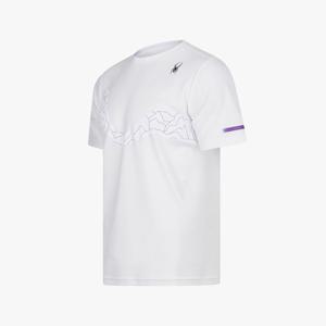 [스파이더] 남성 러닝 메쉬 반팔 티셔츠 SPKFCNRS231MWHT