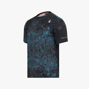 [스파이더] 남성 오로라 그래픽 러닝 반팔 티셔츠 SPKFCNRS232MDGN