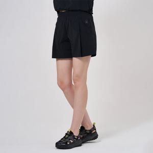 [스파이더] 여성 우븐 셋업 4부 숏팬츠 SPKFCNTR351WBLK