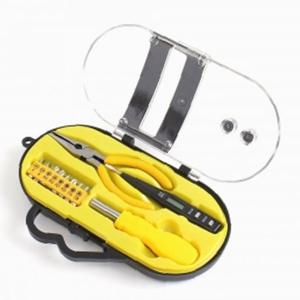 옐로우툴 11종 공구세트 드라이버 비트 펜치 가정용