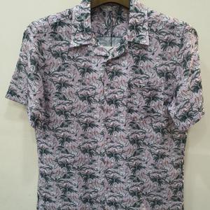 [크로커다일남성]여름 에어홀 오픈카라 반팔 남방(CDAABWS2408)_