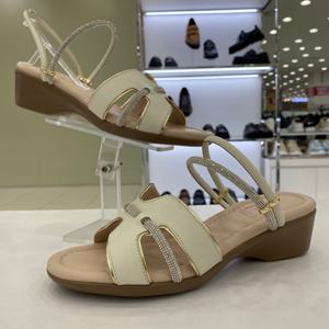 [에스콰이아]에스콰이아 여성 웨지 통굽 뮬 샌들 4cm PEESMD672_