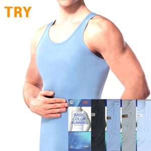 TRY베이직단색칼라민소매남런닝5매TMRSG50_H50