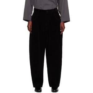 25 FW 까레라 여성 블랙 코듀로이 배기 슬랙스 252909F087007