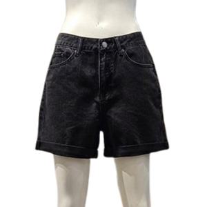 [클라이드]여성 데님3부 반바지 블랙  FOBDP785F