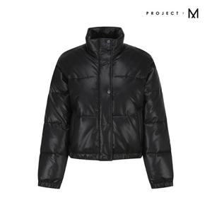 [프로젝트엠][프로젝트엠] 여성 PRJCT 레더 숏 패딩_EYD4JD2500