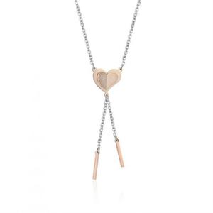 [마션틴트(잡화)][루카바라] Luca Barra 이태리 여성 스틸목걸이 하트 팬던트 CK1387