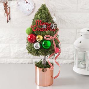 크리스마스 미니트리 화분 스칸디아볼 set 34cm 장식 소품 테이블 탁상용 데코 행사 촬영 꾸미기 겨울