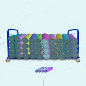 스카로 요가 매트 보관대 보관함 2000xW650 요가매트보관대 매트보관함 요가매트정리함 체육교구 스포츠용품 요가매트함 요가정리함 매트커버정리함 매트정리대