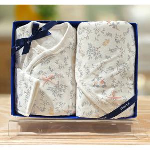 압소바 (출산선물2종) 아렌델 배냇저고리 속싸개세트(25FW가을신상) (4A2C10106)