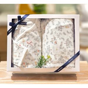 압소바 HK(출산선물2종)아렌델 배냇슈트 모달거즈블랭킷 세트(25년가을) (A2C30921B)