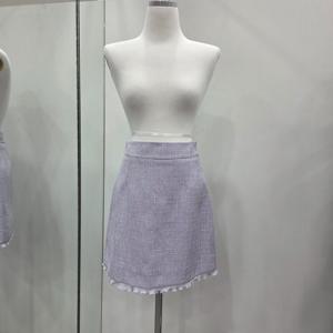 [로엠]프릴 트위드 미니스커트_RMWHE37S51_CJ