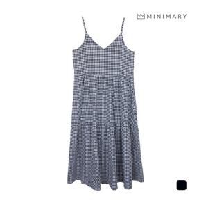 [미니마리] 체크티어드끈원피스 (MMA2OP43)