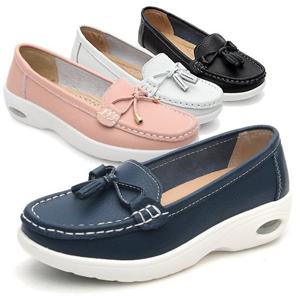 [제라카] 소가죽 여성 에어쿠션 단화 컴포트화 플랫슈즈 CC412