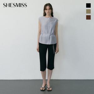 [쉬즈미스] 슬릿 바이커 팬츠_SWWSPP21020