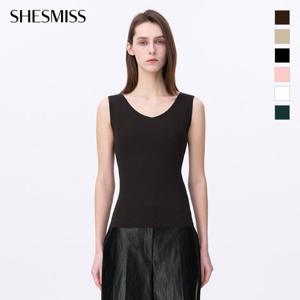 [쉬즈미스] 투웨이 슬리브리스 니트 탑_SSKPOP22530