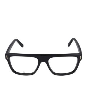 페라가모 블랙 렉탱귤러 풀 림 안경테 SF2997 001