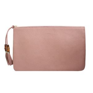 (명품) 구찌 뱀부 인디핑크 레더 클러치백 449653